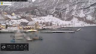 Geirangerfjord cruise port Geiranger marina [upl. by Shih]