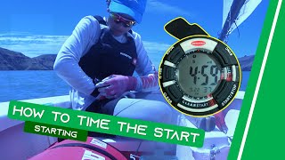 OPTIMIST SAILING  How To Time The Start  Starting [upl. by Tomasz]