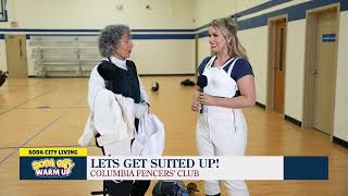 Soda City Living Lets try fencing with Jane Littmann [upl. by Arakaj]