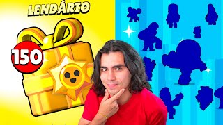 O QUE 150 PRESENTES BRAWL LIBERAM EM UMA CONTA INICIANTE Brawl Stars [upl. by Aitel]