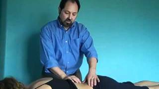 Dr Chikly Demonstrates an Application of Lymph Drainage Therapy Lumbar Release [upl. by Lseil]