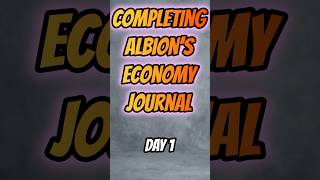 Completing Economy Journal 1 albioncrafting shorts albiononline tutorial AlbionJournal [upl. by Sergu]