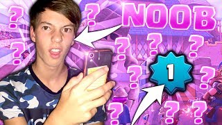 NOOB spielt meinen LEVEL 1 ACCOUNT 😂 • Clash Royale Deutsch [upl. by Ahsenad31]