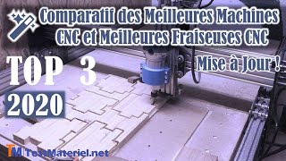 Comparatif Meilleure Machine CNC et Meilleure Fraiseuse CNC  wwwTestMaterielnet [upl. by Nlycaj373]