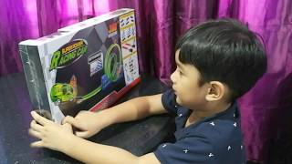 Kids Toy Channel Playing hot wheels speed 360 loop race cars track speedway [upl. by Johnnie262]