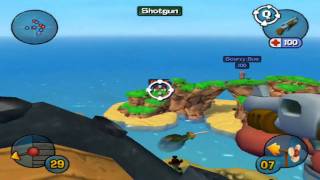 Worms 3D Apple Core Island Walkthrough [upl. by Sirref180]