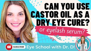 Castor Oil For Eyelash Growth  Lash Serum for Dry Eye  Does This Home Remedy Really Work [upl. by Gillmore]