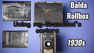 Using a 1930s film Camera Balda Rollbox [upl. by Lonnie]