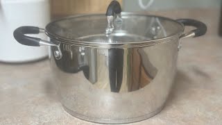 Up close look at the AOSION 6 Quart Stainless Steel Stockpot with Deep Fryer Basket [upl. by Carlye]