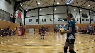 Mantas MV volleyball versus Redlands first set Kelvin Grove college June 2024 PVL [upl. by Eduardo204]