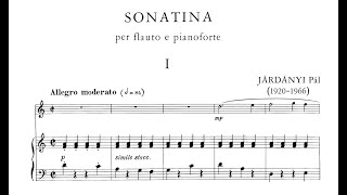 Pál Járdányi  Sonatina for flute and piano with score [upl. by Ruzich]