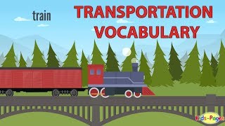 Transportation Vocabulary and Vehicle Names [upl. by Aela101]