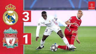 Highlights Real Madrid 31 Liverpool  Reds beaten in Champions League [upl. by Yromas]