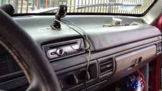 1993 F150 Sound System With 3 Amps 4 Subwoofers And 2 Farad Capacitor Self Installed [upl. by Grogan]