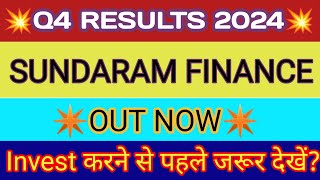 Sundaram Finance Q4 Results 🔴 Sundaram Finance 🔴 Sundaram Finance Holdings Ltd Share Latest News [upl. by Gualterio]