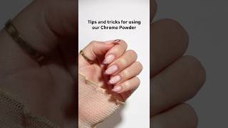 Tips and tricks to try out on your next Chrome application ✨ Full tutorial on YouTube shorts nails [upl. by Annodas]