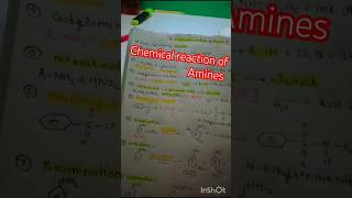 organic chemistry chemical reaction of amines [upl. by Chamberlain]