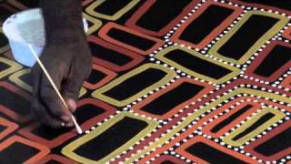 Aboriginal Artist Walala Tjapaltjarri 0949 [upl. by Rahman]