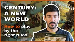 Century A new world rules clarification  native help cards and bonus tiles  Rules Review [upl. by Milton]