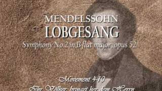 Mendelssohn  Symphony 2  mov 410 [upl. by Dasya794]