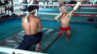 Traditional Muay Thai dance ritual done before a fight [upl. by Eybbob]