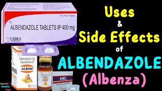 Albendazole Albenza – Side Effects Uses Mechanism of Action Dosage Interactions Warnings [upl. by Fleischer]