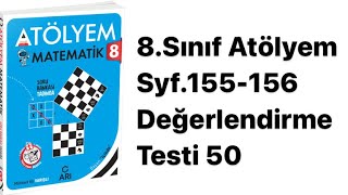 8SINIF ATÖLYEM S155156 DEĞERLENDİRME TESTİ 50 [upl. by Howlan]