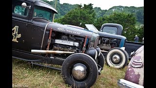 VHRA Pendine Sands Hot Rod Races July 1st 2018  Morning Walk Around The Car Park [upl. by Nawad]