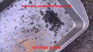 power flushing Blocked viessmann vitodens combi boiler manchester [upl. by Kcinom]