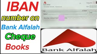 IBAN Number On Bank Alfalah Cheque Book [upl. by Lumpkin779]