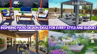 quotTransform Your Outdoor Space 30 Inspiring Patio Design Ideasquot [upl. by Linet528]