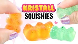 DIY DURCHSICHTIGE SQUISHIES 💎 VIRALER Bastel Trend 2018 ❤ Tipps Wie macht man Spielzeug Deutsch [upl. by Lecrad]