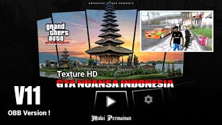 RILIS GTA SA LITE NUANSA INDONESIA FULL TEXTURE HD V11 TERBAIK [upl. by Resa]