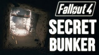 Fallout 4 Easy to MISS Hidden Location A Secret Bunker Location Unmarked [upl. by Ettennal112]