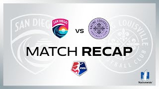 San Diego Wave FC vs Racing Louisville FC  Game Highlights [upl. by Earlene]