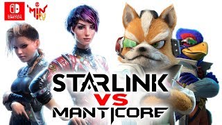 STARLINK gegen MANTICORE Review 🦊 das Duell der WeltraumShooter für Switch [upl. by Luamaj110]