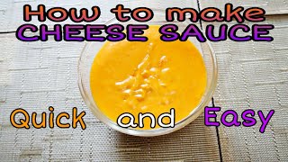 How to make Cheese sauce  Quick and Easy  Keto [upl. by Ueihtam]