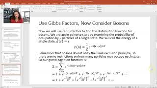 Intro to the distribution function for bosons and fermions [upl. by Hirsh]