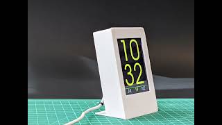 DIY Color TFT Clock using Arduino Uno DS3231 RTC With Tall 28 inches ILI9341 Display [upl. by Eriuqs489]