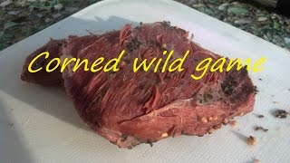 How to make a quotcorned beefquot from Venison or wild game or beef [upl. by Seagrave407]