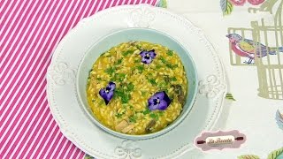 Risotto de calabaza jamón y hongos [upl. by Eceertal]