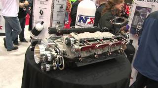 Nitrous Expresss New GM LS EFI Plate Systems  SEMA 2011 [upl. by Yatnuahc]