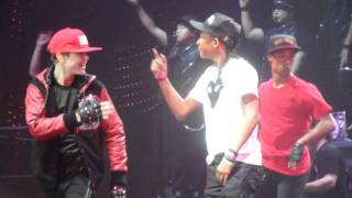 Justin Bieber amp Jaden Smith dancing  My World Tour 2011 [upl. by Benjamen601]