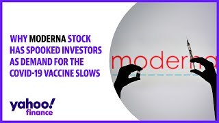 Why Moderna stock has spooked investors as demand for the COVID19 vaccine slows [upl. by Loginov601]