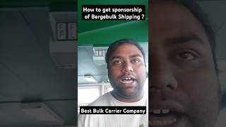 How to get sponsorship of Bergebulk Shipping Best Bulk Carrier Company 3rd Officer Shoaib Aliship [upl. by Atikihc774]