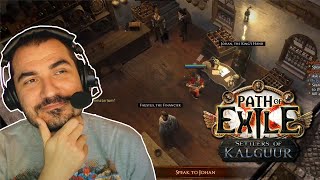 Kripp plays Path of Exile SSF Settlers of Kalguur 325 P 1 [upl. by Eoj]