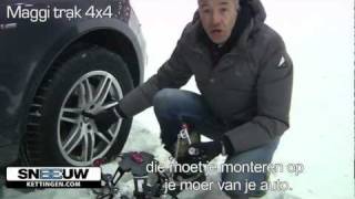 Maggi Trak voor 4x4s en SUVs sneeuwkettingen voor brede banden [upl. by Saffian81]