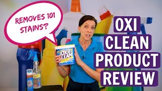 OxiClean Product Review  Is It Americas 1 Versatile Stain Fighter [upl. by Thanos]