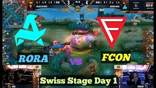 Aurora vs Falcon  M6 World Championship  Swiss Stage  Day 1 [upl. by Piegari290]