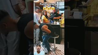 Chair 💺 prank amp public reaction 😱  Funny prank short shorts funny prank AAcomedy98rection 🤣🤣 [upl. by Karlotte598]